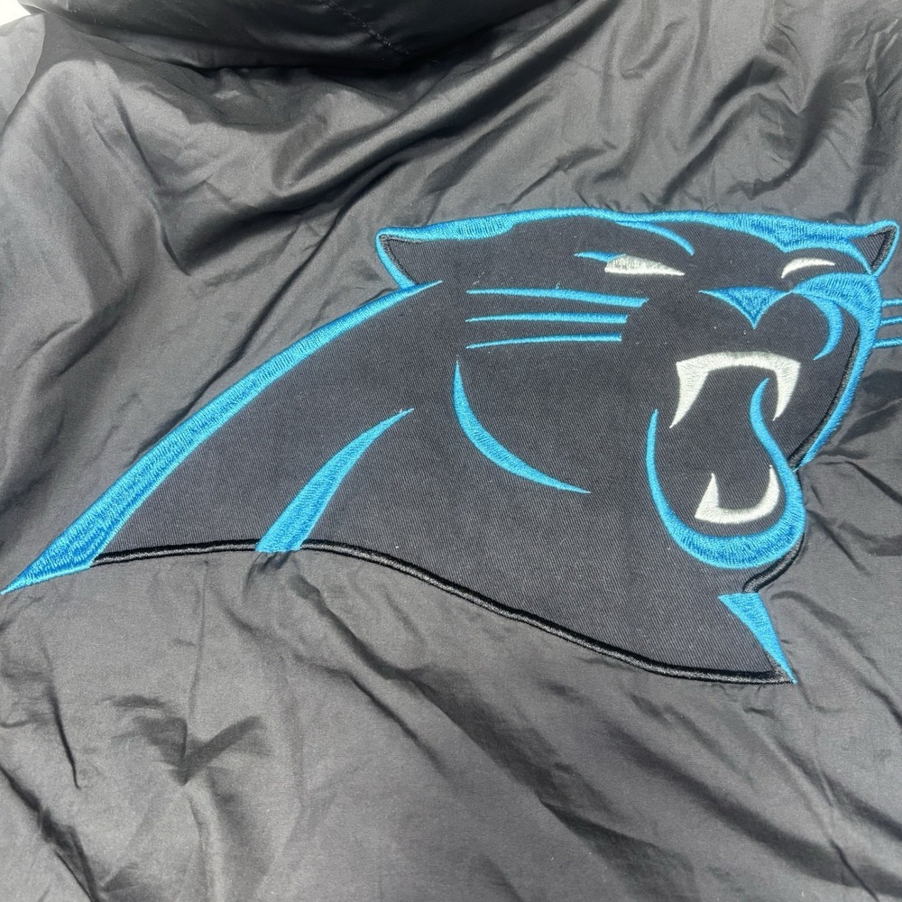 Carolina Panthers NFL Men's XXL G-III Hooded Reversible Jacket Black & Dark Gray - Picture 8 of 16